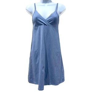 Brandy Melville Light Blue Floral Amara A-line dress OS Women’s Small